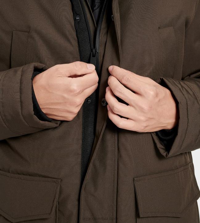 parka butte oliva oscuro hombres UGG 4VBT1907