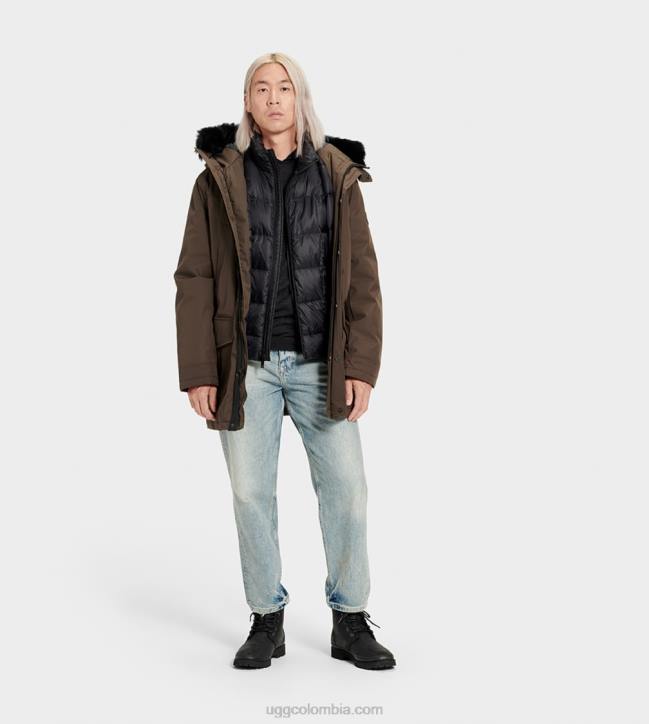 parka butte oliva oscuro hombres UGG 4VBT1907