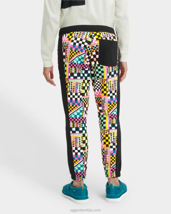 cheques de malachi jogger cheques múltiples negros hombres UGG 4VBT293