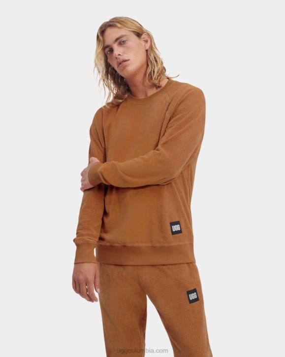 cuello redondo kamryn castaña hombres UGG 4VBT1820