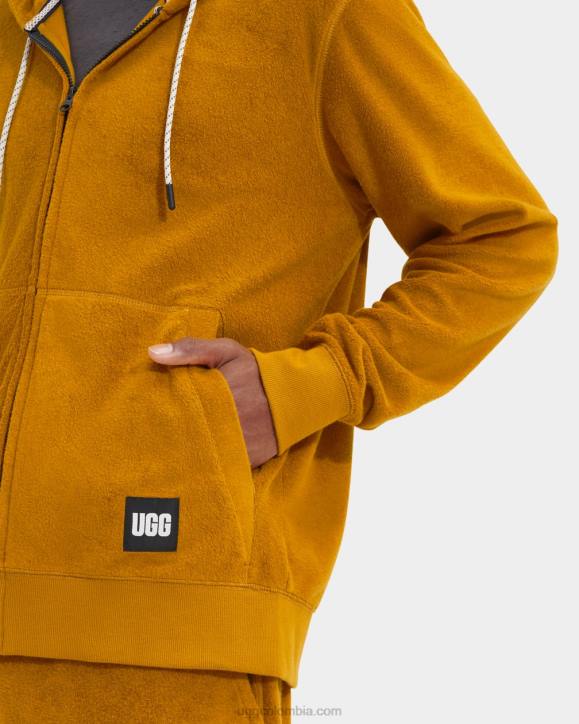 forster sudadera con cremallera completa madera de teca hombres UGG 4VBT283