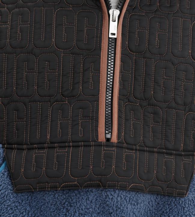 jersey de sherpa iggy con media cremallera ciclón multi hombres UGG 4VBT275