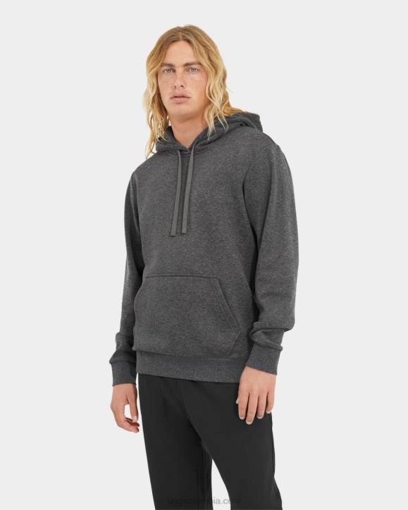 sudadera con capucha dax brezo de carbón hombres UGG 4VBT1881