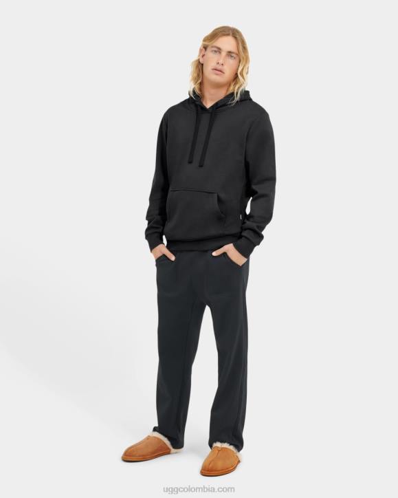 sudadera con capucha dax negro hombres UGG 4VBT1880