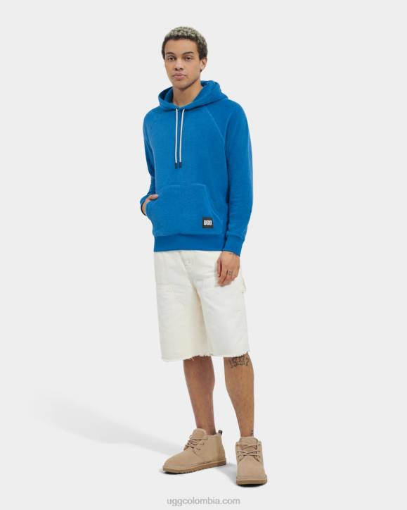 terrance sudadera con capucha azul mediterraneo hombres UGG 4VBT1817