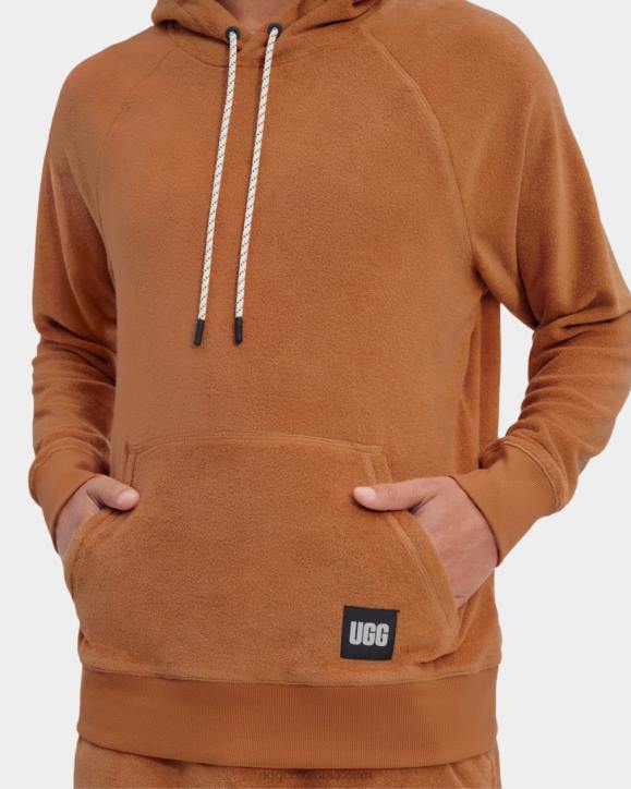 terrance sudadera con capucha castaña hombres UGG 4VBT1816