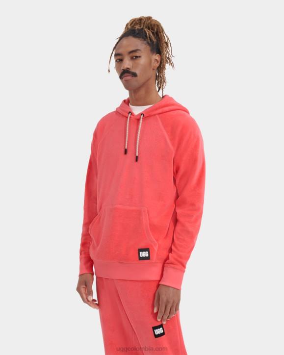 terrance sudadera con capucha rosa melocotón hombres UGG 4VBT2208