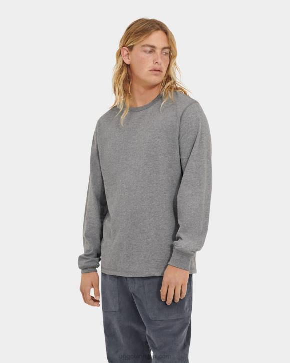 camiseta de manga larga austyn brezo gris hombres UGG 4VBT1872