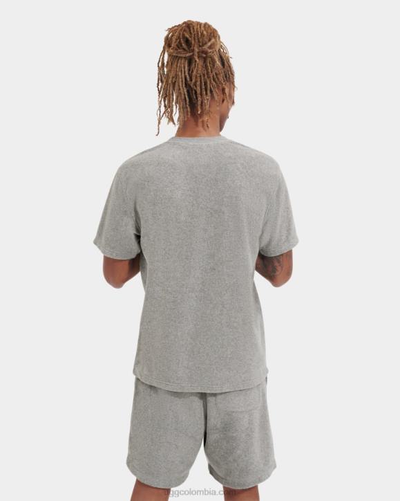 camiseta mateo brezo gris hombres UGG 4VBT1826