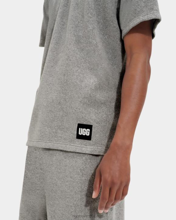 camiseta mateo brezo gris hombres UGG 4VBT1826