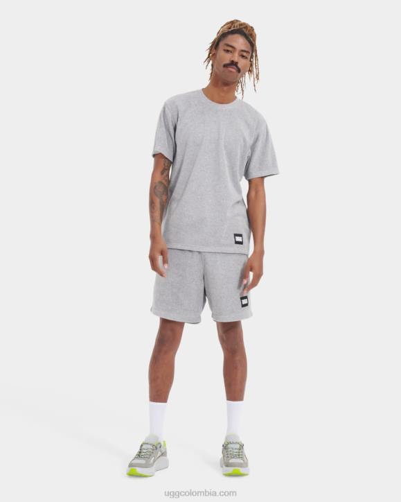 camiseta mateo brezo gris hombres UGG 4VBT1826