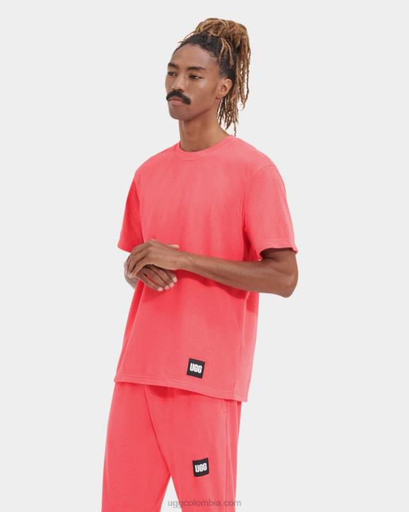 camiseta mateo rosa melocotón hombres UGG 4VBT294
