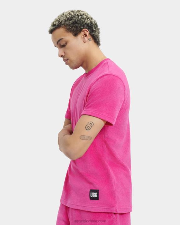 camiseta mateo rosa solferino hombres UGG 4VBT1828