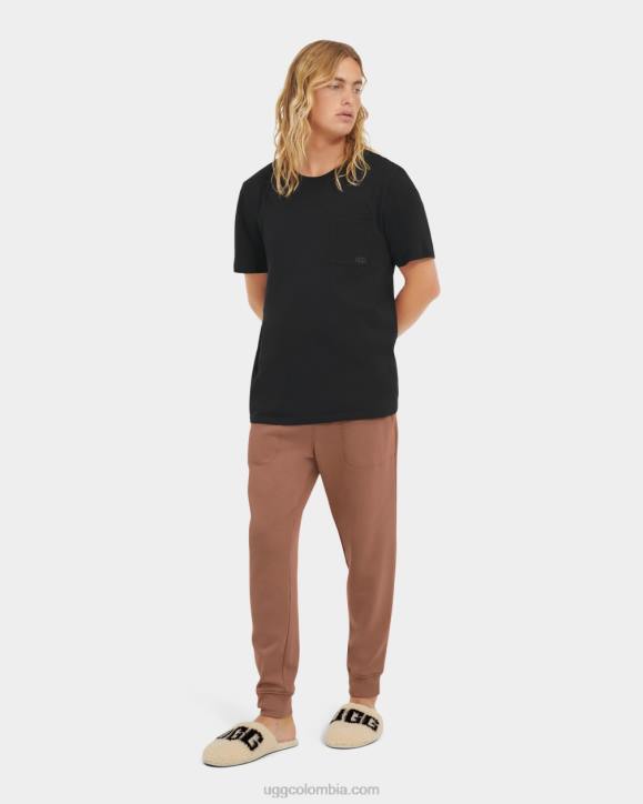 cuello redondo garrett negro hombres UGG 4VBT1852