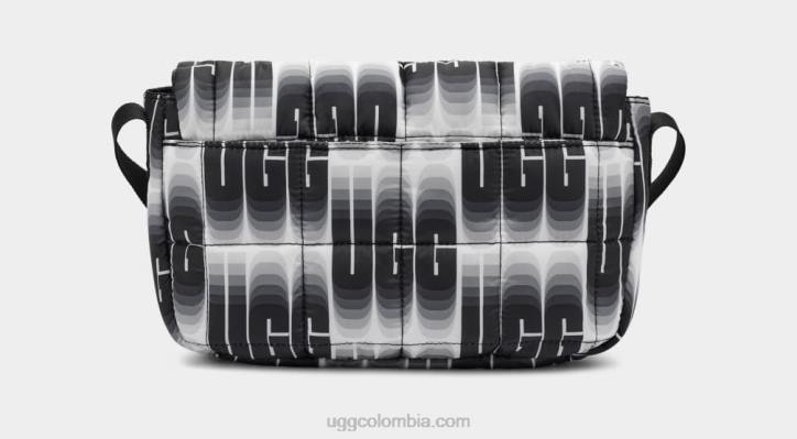bolso dalton bandolera puff longitud de onda en blanco y negro mujer UGG 4VBT1381