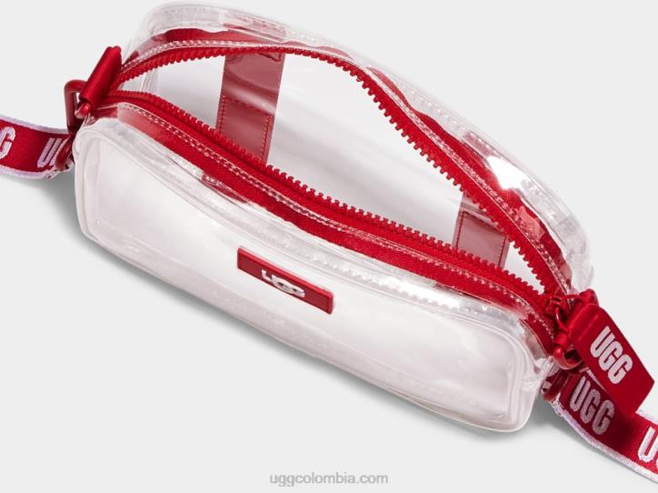 janey ii transparente rojo samba/transparente mujer UGG 4VBT1379