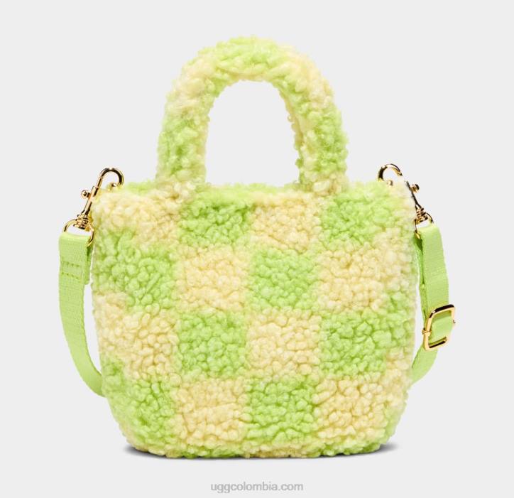 maribel bolso mini sherpa nido de abeja/verde vibrante mujer UGG 4VBT145
