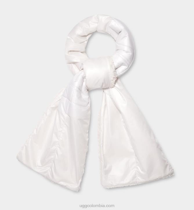 bufanda con logo acolchado y sherpa nimbo mujer UGG 4VBT1265