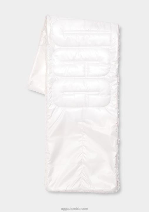 bufanda con logo acolchado y sherpa nimbo mujer UGG 4VBT1265