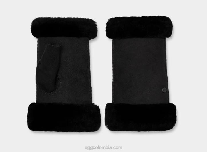 guante sin dedos de piel de oveja negro mujer UGG 4VBT1253