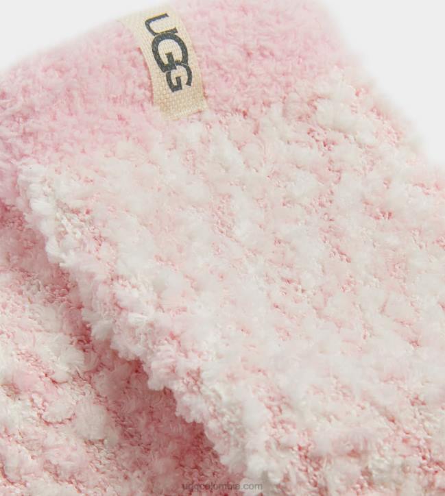 calcetín acogedor de chenilla concha rosa mujer UGG 4VBT4