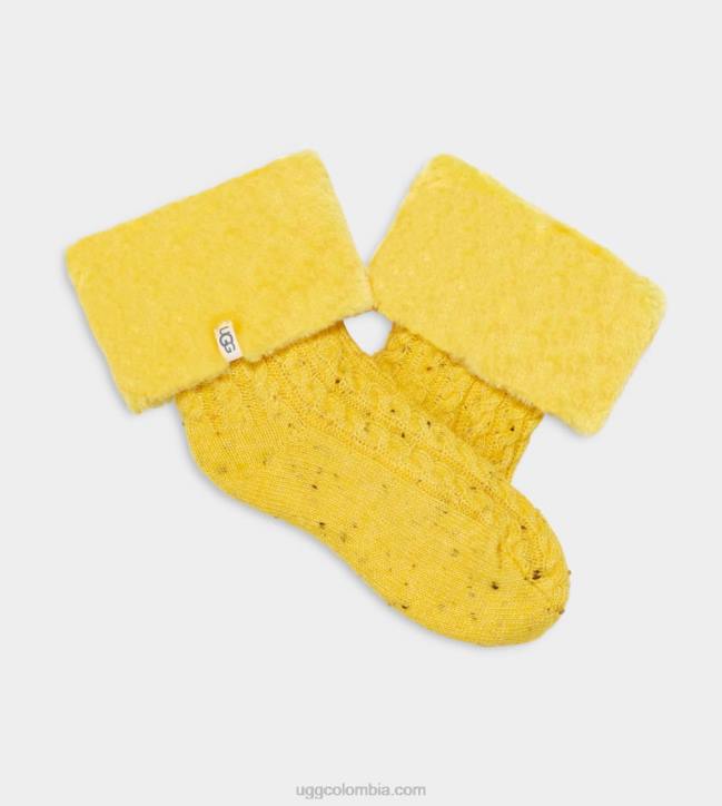 calcetín lita con forro polar canario mujer UGG 4VBT772