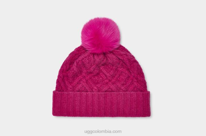 Gorro con pompón de ochos de Desmond muy cereza mujer UGG 4VBT1245