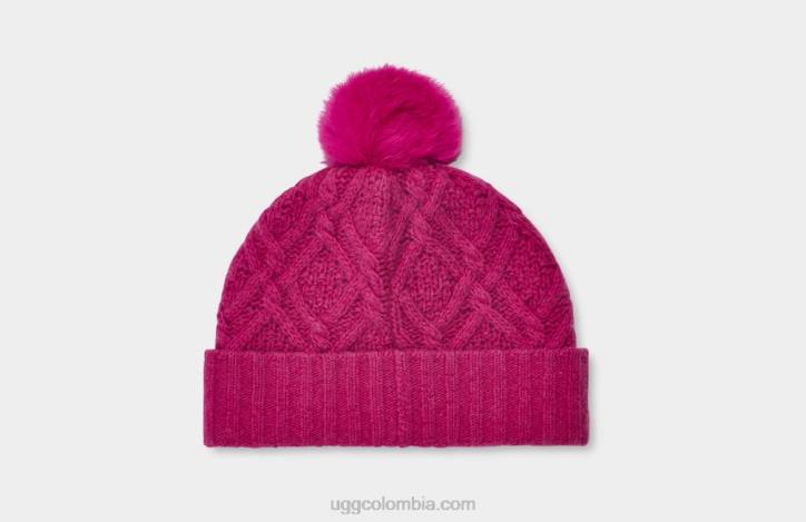 Gorro con pompón de ochos de Desmond muy cereza mujer UGG 4VBT1245