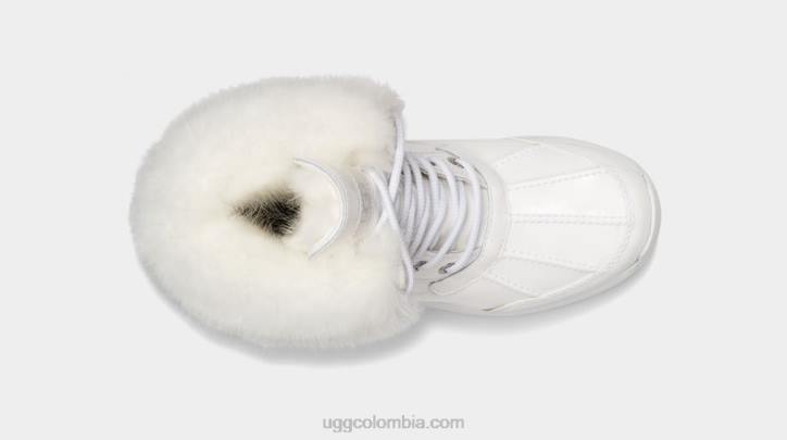 bota adirondack iii patente blanco mujer UGG 4VBT590