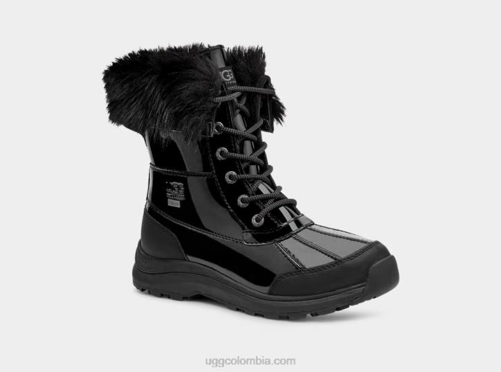 bota adirondack iii patente negro mujer UGG 4VBT591