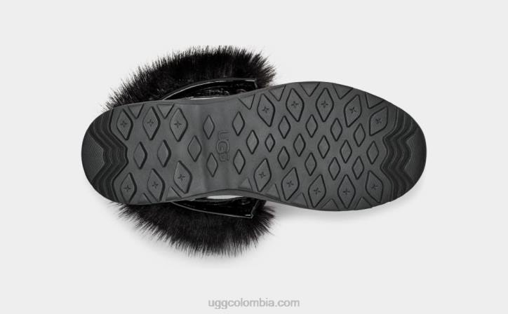 bota adirondack iii patente negro mujer UGG 4VBT591