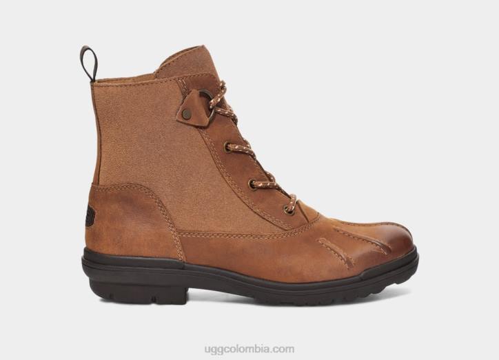 pato habsburgo cuero castaño mujer UGG 4VBT584