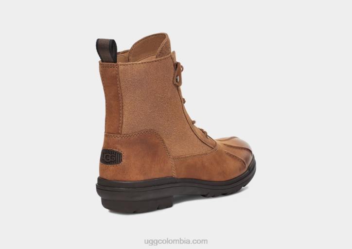 pato habsburgo cuero castaño mujer UGG 4VBT584