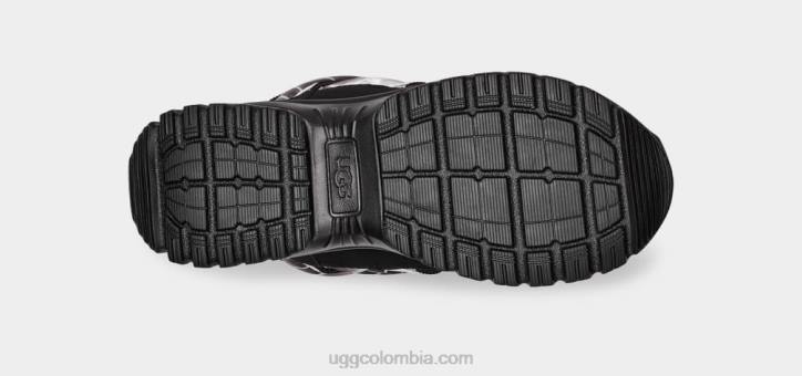 yose puffer longitud de onda media blanco negro mujer UGG 4VBT17