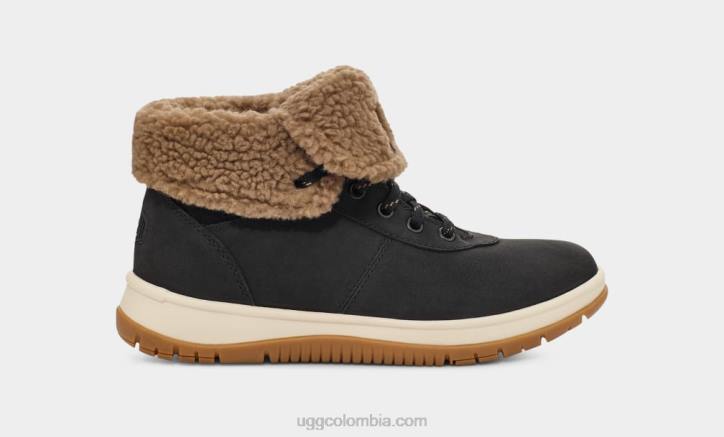 Lakesider Mid Lace Up negro mujer UGG 4VBT722