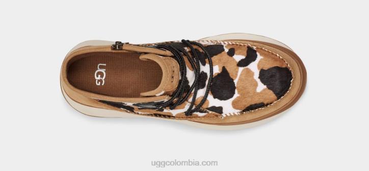 botín marin estampado vaca castaña mujer UGG 4VBT78