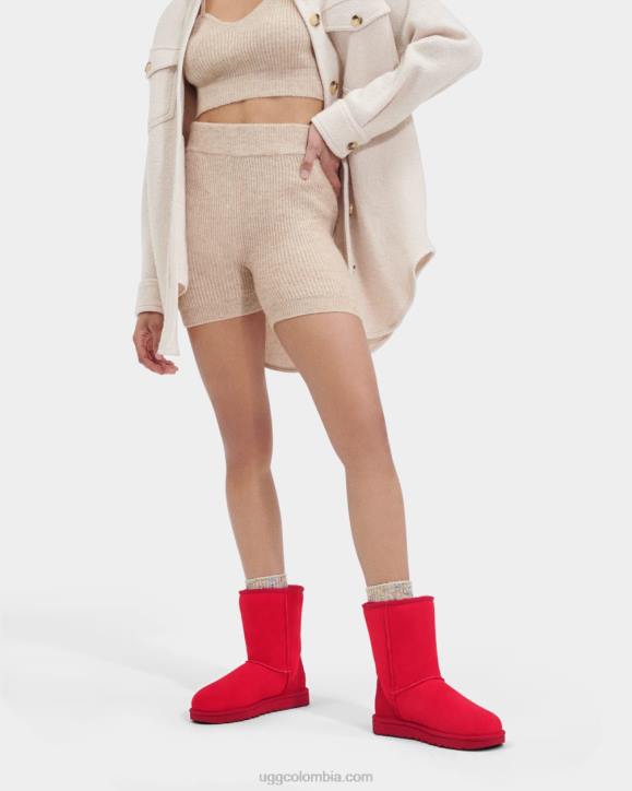 bota clásica corta ii samba rojo tnl mujer UGG 4VBT718