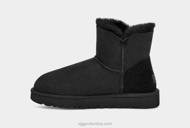 bota mini bailey button ii negro mujer UGG 4VBT364