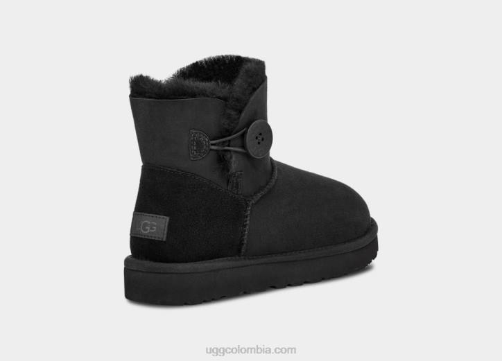 bota mini bailey button ii negro mujer UGG 4VBT364