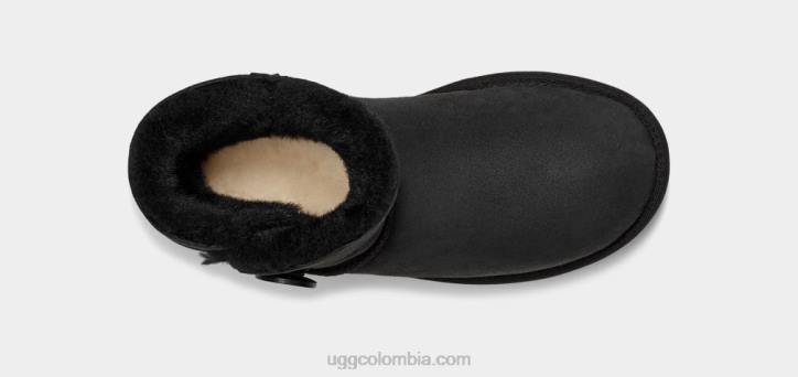 bota mini bailey button ii negro mujer UGG 4VBT364