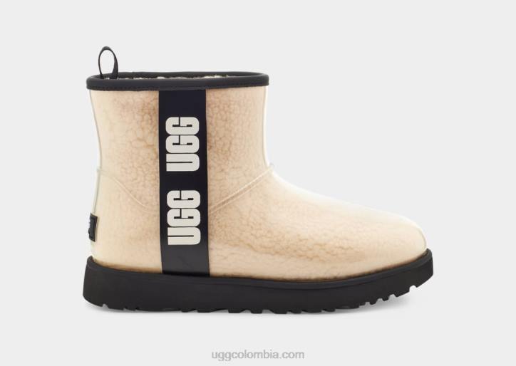 clásico claro mini natural/negro mujer UGG 4VBT2218