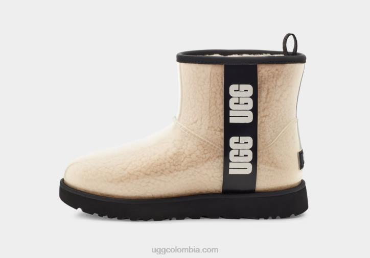 clásico claro mini natural/negro mujer UGG 4VBT2218