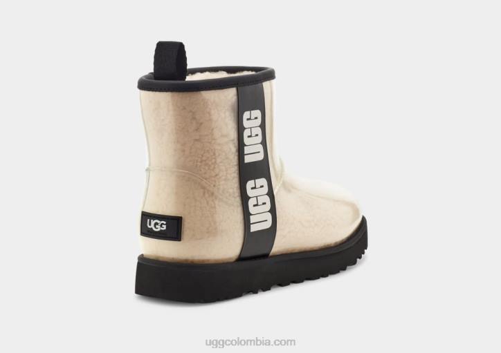 clásico claro mini natural/negro mujer UGG 4VBT2218