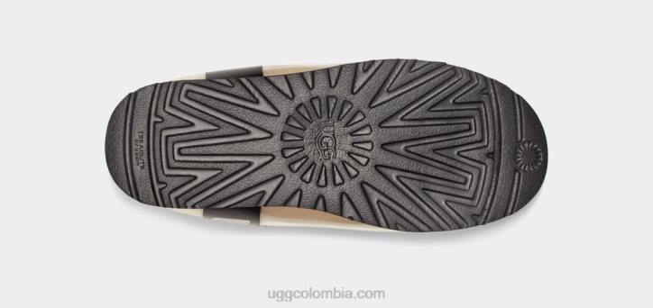 clásico claro mini natural/negro mujer UGG 4VBT2218