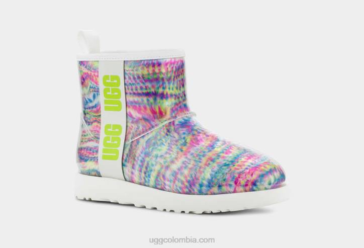 clásico claro mini pixelado blanco mujer UGG 4VBT805