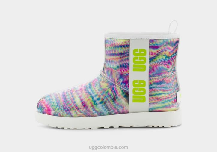 clásico claro mini pixelado blanco mujer UGG 4VBT805