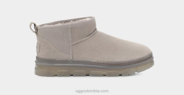 clásico ultra mini claro hoguera mujer UGG 4VBT790