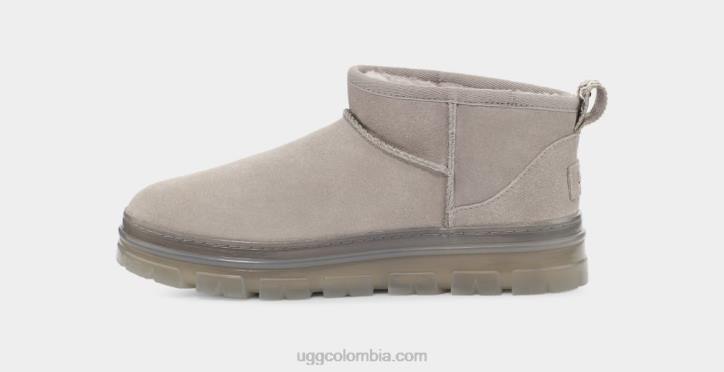 clásico ultra mini claro hoguera mujer UGG 4VBT790