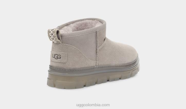 clásico ultra mini claro hoguera mujer UGG 4VBT790
