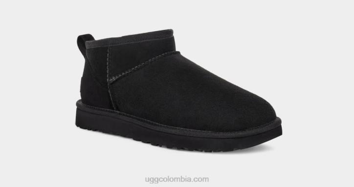 clásico ultra mini negro mujer UGG 4VBT560